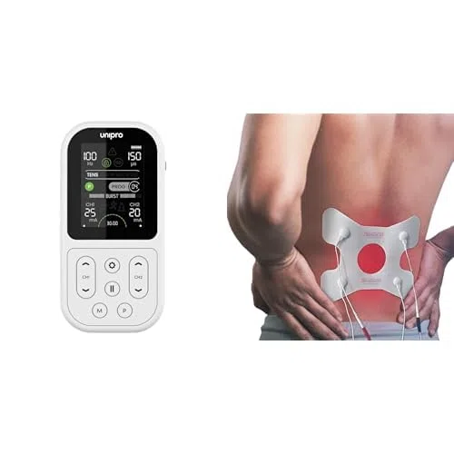 TensCare Unipro + Électrode Dos – Appareil TENS Professionnel pour Douleurs Chroniques au Dos