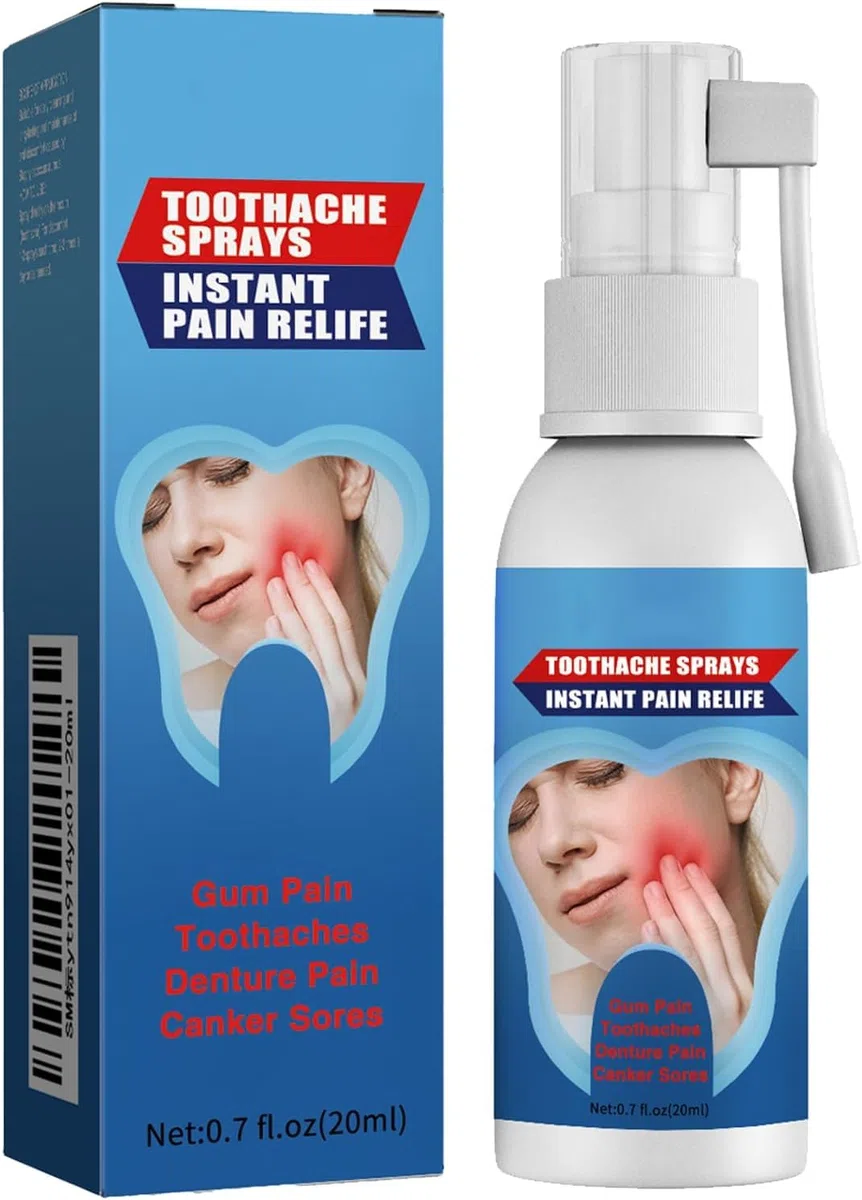 Spray de Soulagement de la Douleur Dentaire,Sprays Réparation des Gencives,Spray de Soins Bucco-dentaires à Base de Plantes,Sprays de Soulagement des Maux de Dents