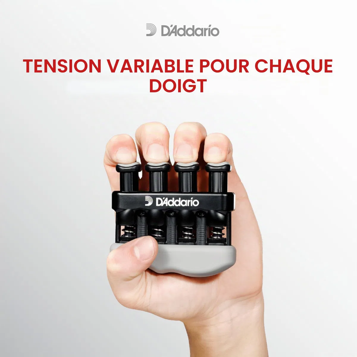 D'Addario PW-VG-01 Varigrip Adjustable Hand Exerciser, Black