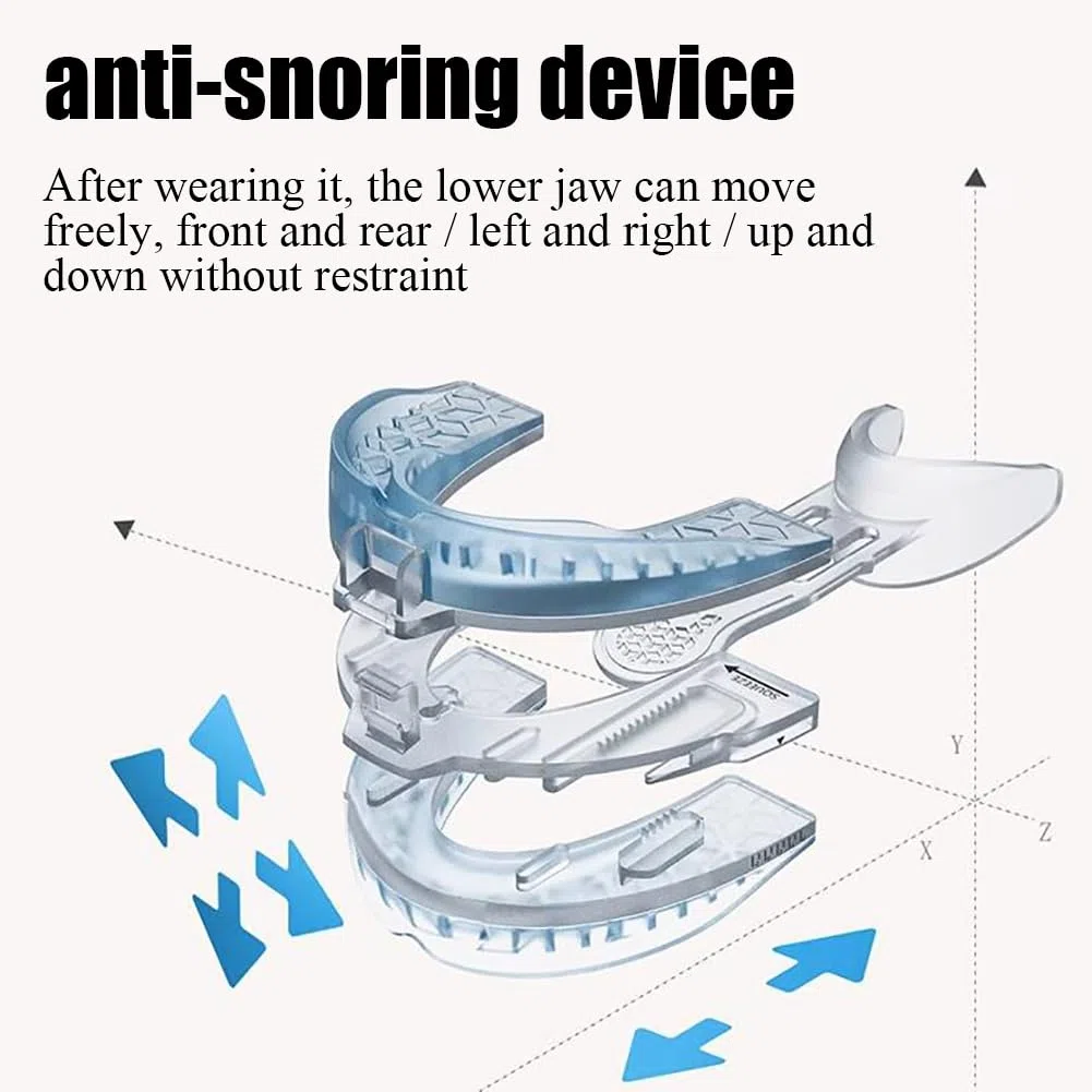 Maison Intelligente, Aide à la réduction du ronflement pour Le grincement des Dents et Une Respiration Fluide - Dispositif Anti-ronflement avec 12 Niveaux de ré