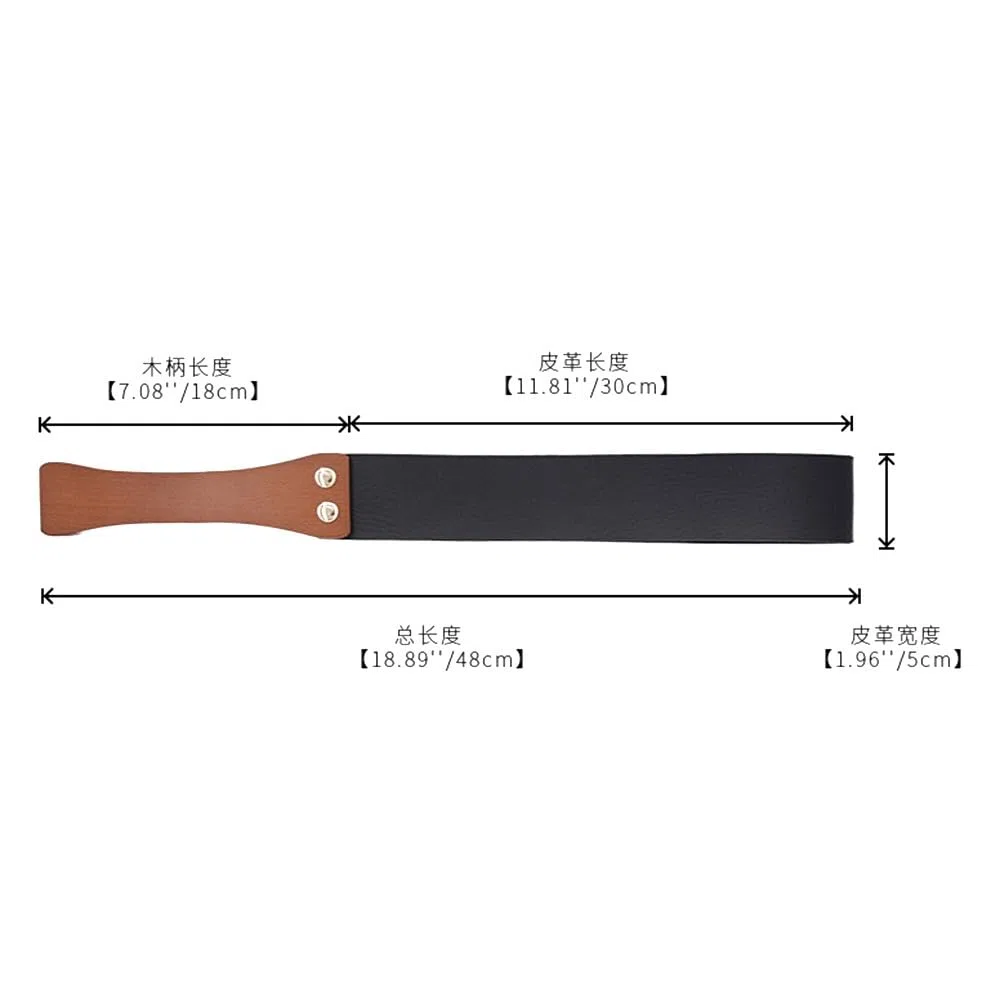 Fouet pour le sexe - Fétiche Erotique Bondage SM Cravache - Sex toys pour couplesLes jeux d'amour en cuir main fessée paddle (Noir)