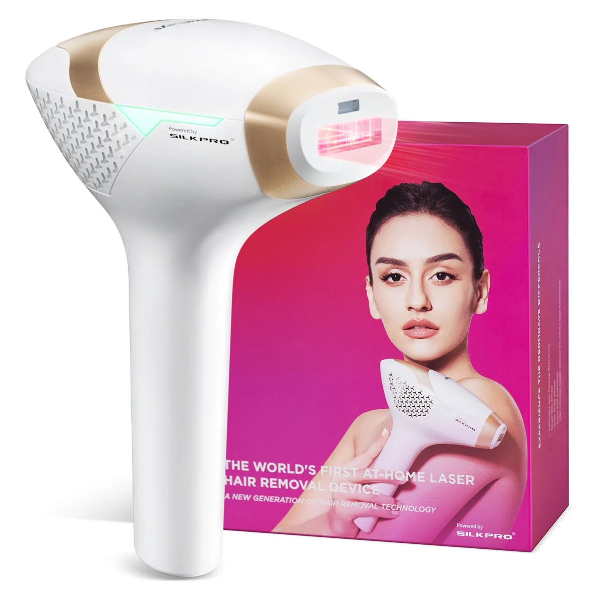 DermRays Épilation laser à diode 810 nm pour femmes et hommes, pour teint 1-5, appareil à usage domestique approuvé par la FDA, système de refroidissement ICE, grand angle pour le visage et le corps