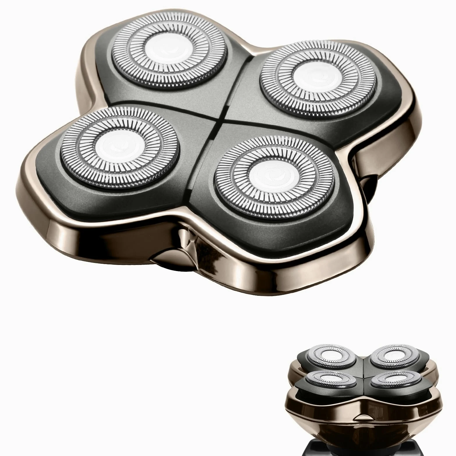 Lame de rechange pour tête de rasoir PRO 4 compatible avec les rasoirs Sk*ll Pitbull, Butterfly Kiss Pro et Palm, lame de rasoir pour rasoirs à tête chauve pour hommes, chambre non incluse (1 Pièce)