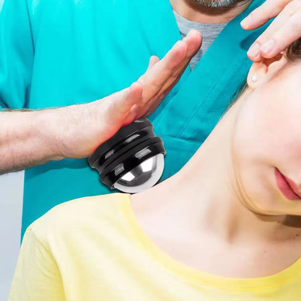 Boule massage acier inoxydable chaud froid basse température | Balle acier inoxydable chaud froid soulage douleurs musculaires par chaud ou cryothérapie portable et facile à utiliser