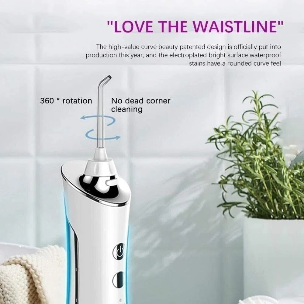 Irrigateur buccal Portable, irrigateur électrique Professionnel Rechargeable par USB, 3 Modes, Nettoyeur de Dents étanche