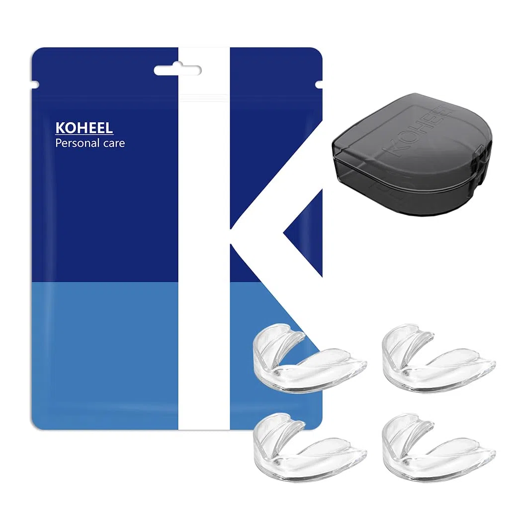 KOHEEL MG Gouttière Dentaire Thermoformable contre le Bruxisme, Protections Nocturnes Anti-Grincement et Serrement de Dents, Lot de 4 (4 petites)