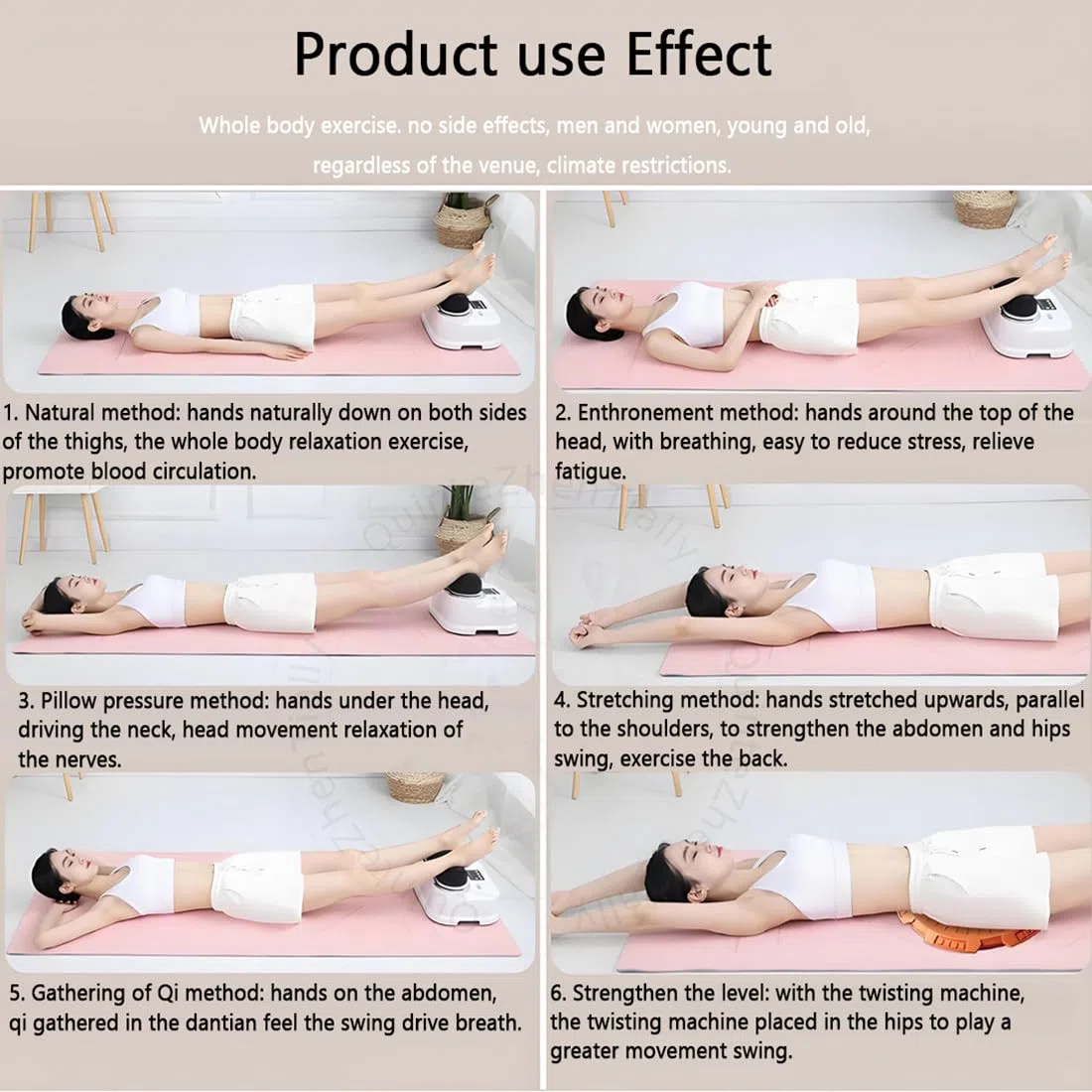Masseur de pieds, exercice d'aérobic passif, secoueur de jambes pour soulager la fatigue, 4 modes 30 vitesses réglables, usage domestique