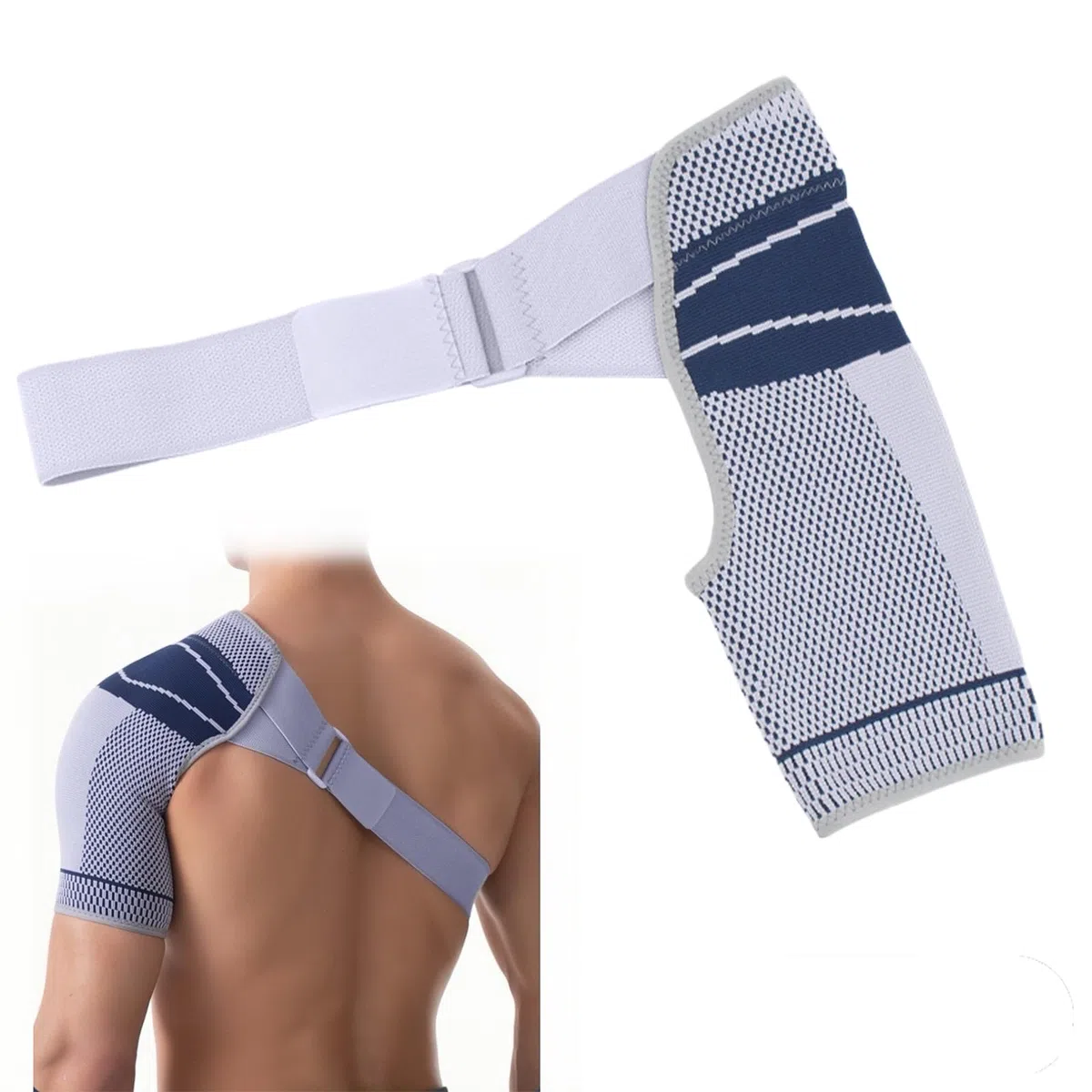 Épaulière pour femmes, Épaulière pour hommes, Support d'épaule, Bandage d'épaule, Convient pour l'épaule gauche ou droite