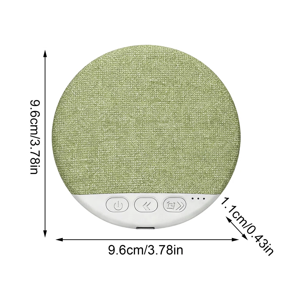 Générique Haut-Parleur d'oreiller - Casque Audio sans Fil avec Bruit Blanc - Enceinte De Sommeil À Conduction Osseuse sous Oreiller | pour Chevet Maison Hôtel Méditation Dormeurs Voyageurs Étudiants